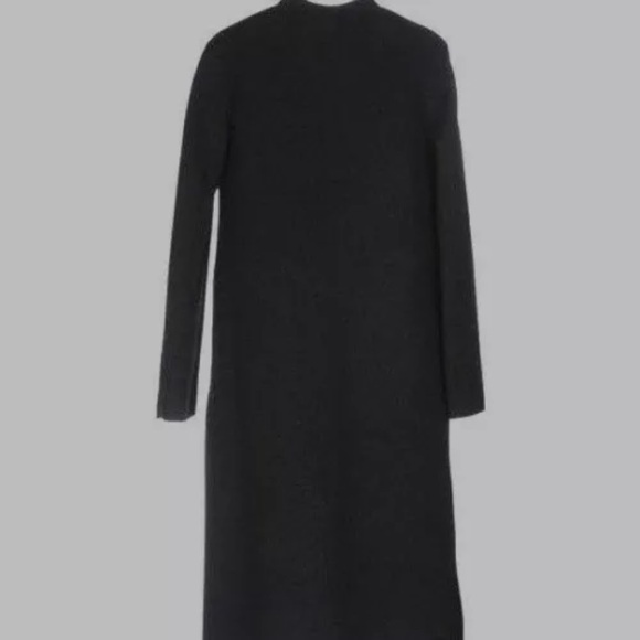 VINCE Charcoal Wool Longline Shell Coat Small - Picture 4 of 9